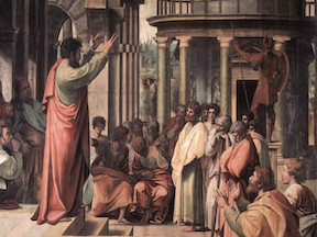 Peter Preaches the Life, Death, Resurrection
